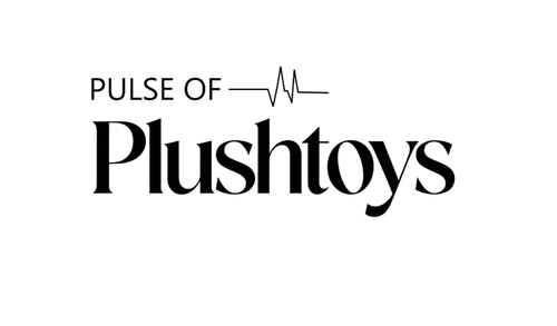 Plushoys brand logo for weighted plush toys comfort hug emotional support plush brand identity